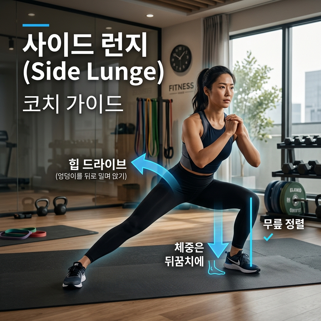 사이드 런지 (Side Lunge)